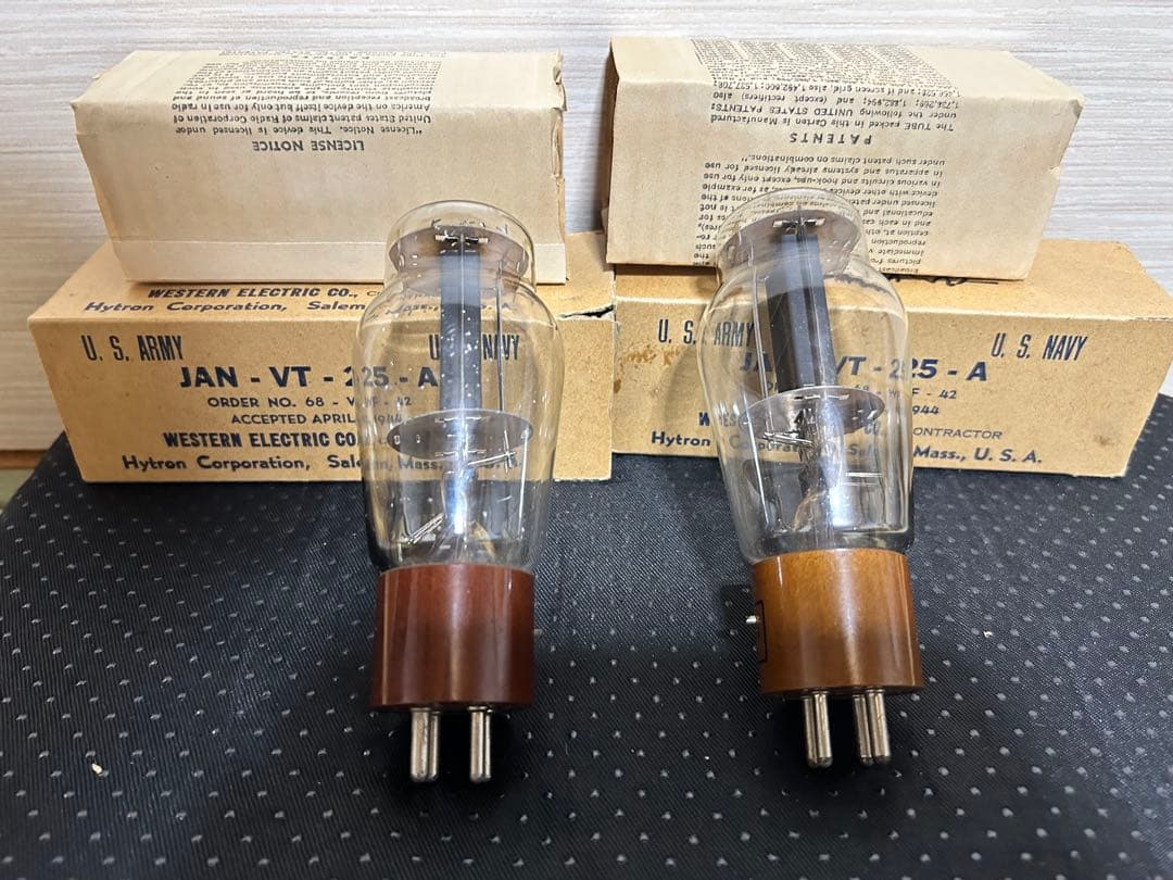 Western Electric VT-25A 真空管 ペア・箱付き