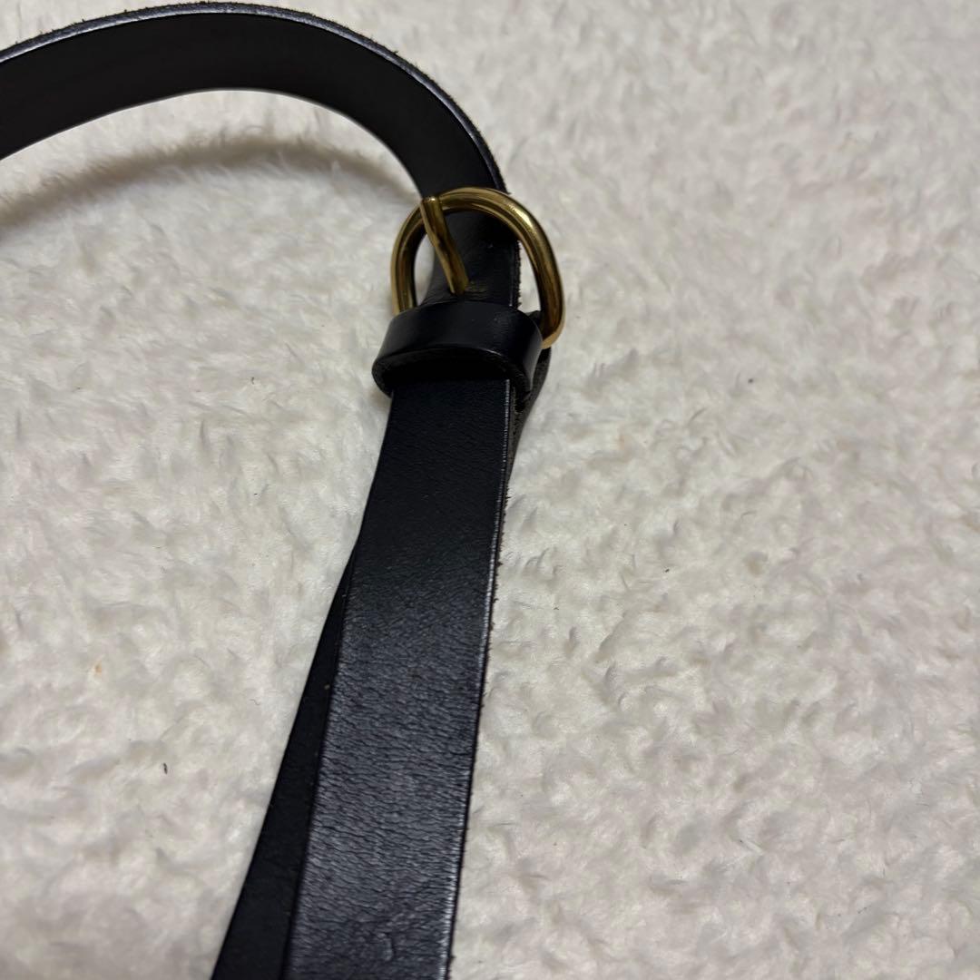 ILBISONTE イルビゾンテ　ブラック　レザー　ショルダーバッグ