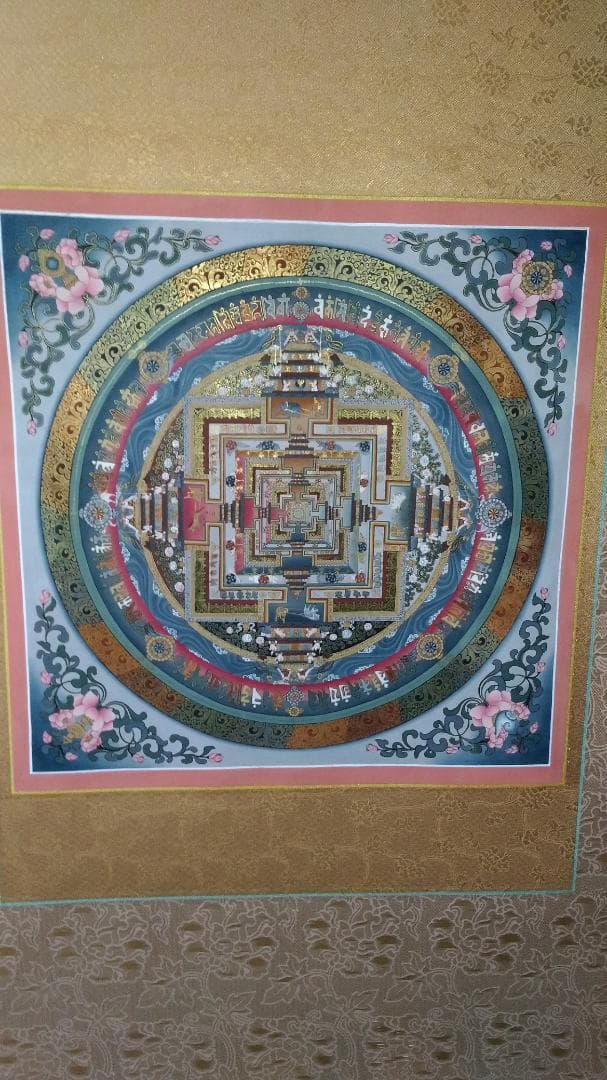 値下げ　手画き種字曼陀羅　師匠編　チベット