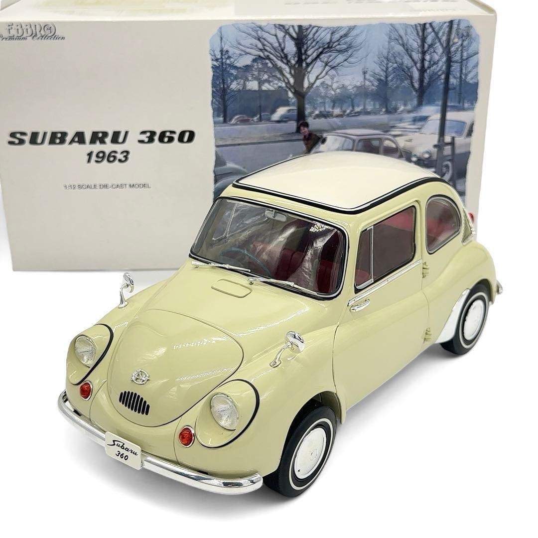極美品 1/12 EBBRO エブロ スバル 360 1963 ミニカー 希少品