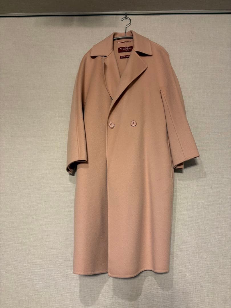MaxMara ピンク チェスターコート