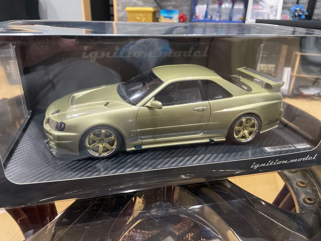 ミニカー ignition model TOP SECRET R34 1/18