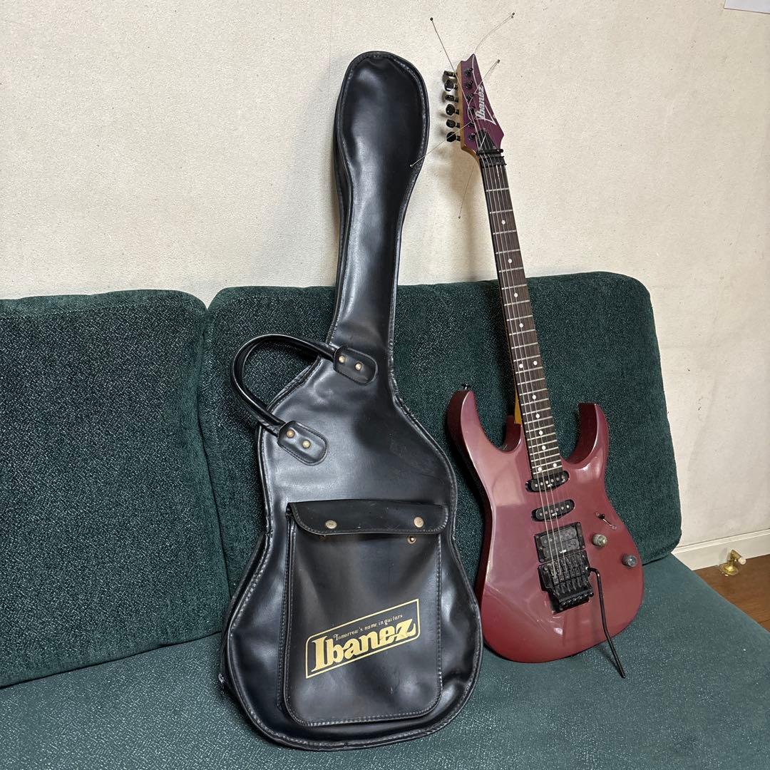 アイバニーズ　エレキギター　パープル