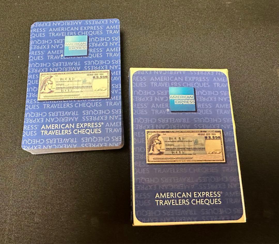 【AMEX TRAVELERS CHEQUES CARDSアメックス トランプ】