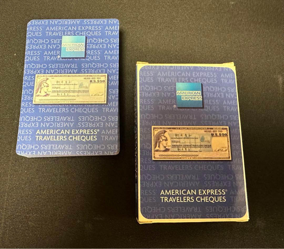 【AMEX TRAVELERS CHEQUES CARDSアメックス トランプ】
