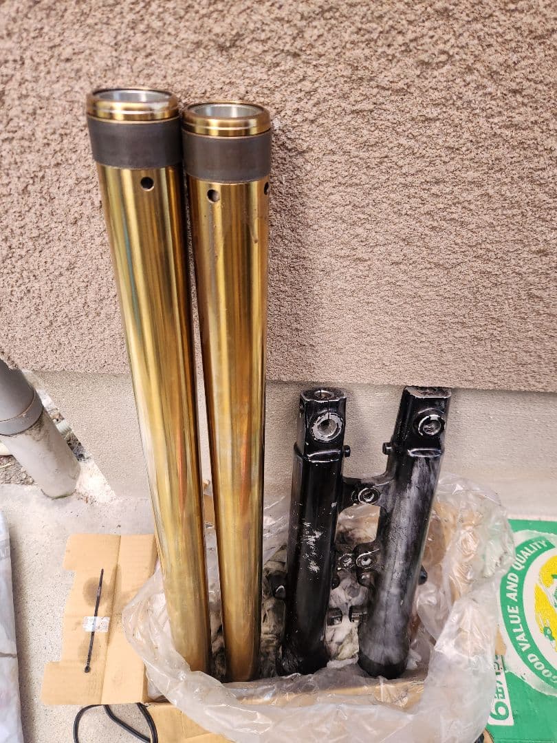 XJR400 4HM初期 Fフォークオーバーオール済