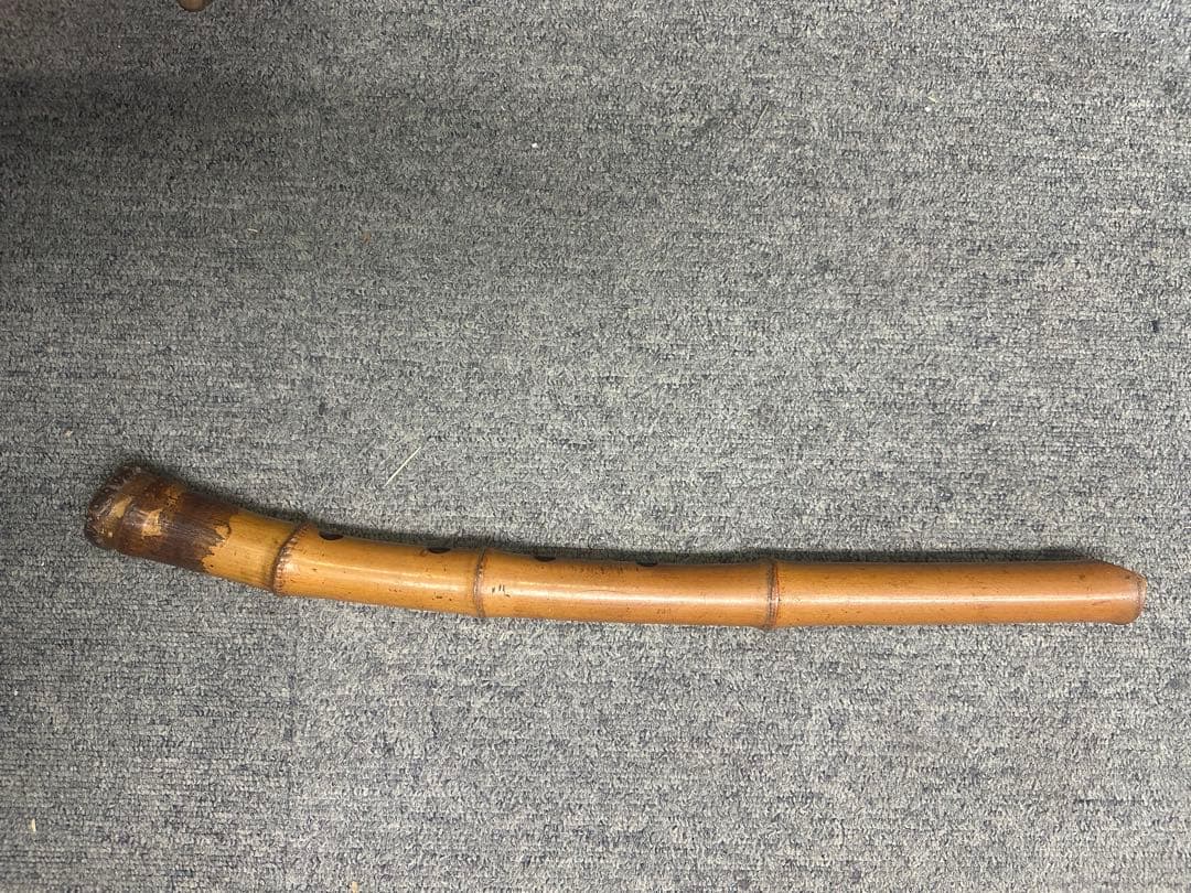 【古竹尺八・根竹】1尺8寸前後 / 装飾・リメイク向け（ジャンク扱い）