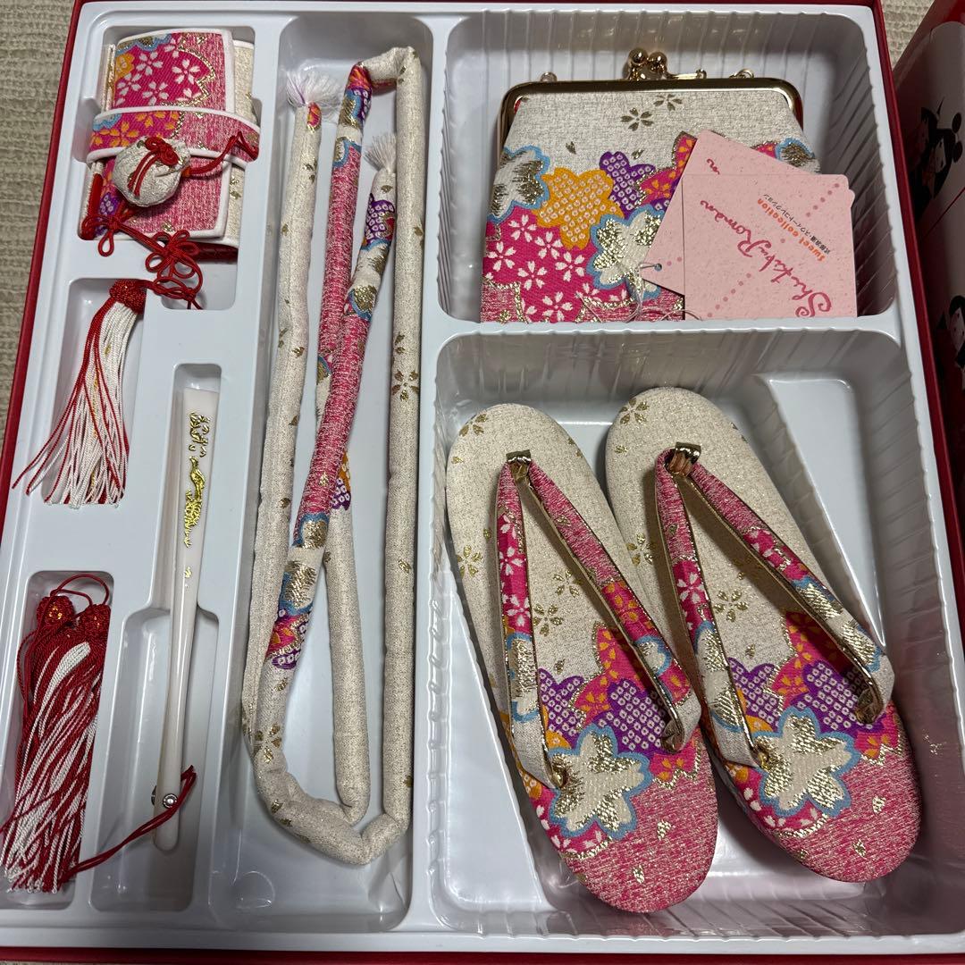 ほぼ新品 七五三 7歳 フルセット