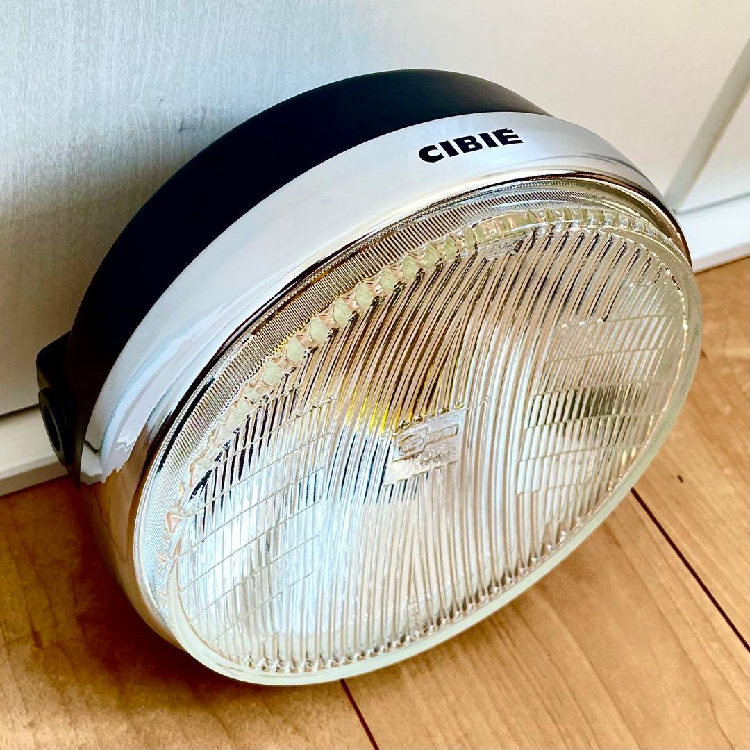 爺倶楽部！　極美品 シビエ 凹み ヘッドライト 当時物 CIBIE