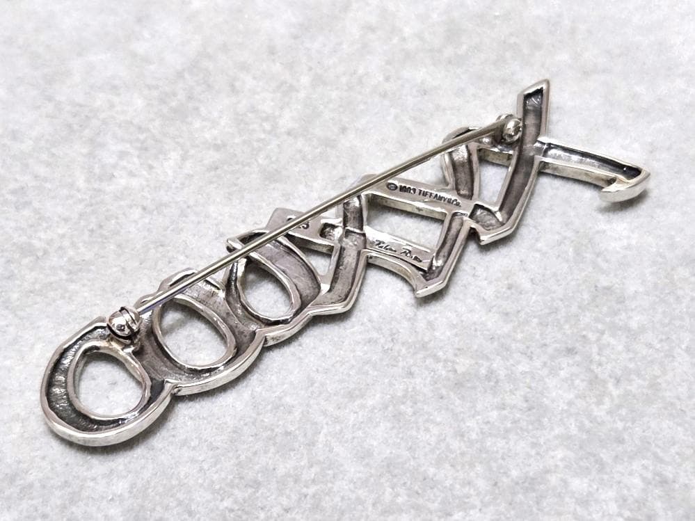 ティファニー　パロマピカソ　ラブ＆キス　SV925ブローチ　箱付き　41703