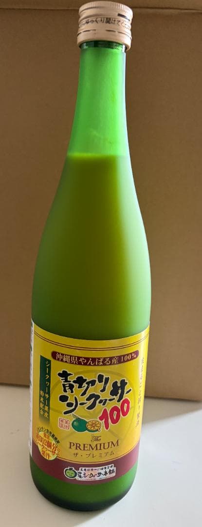 【新品・未開封】６本　青切りシークワーサー プレミアム100 720ml