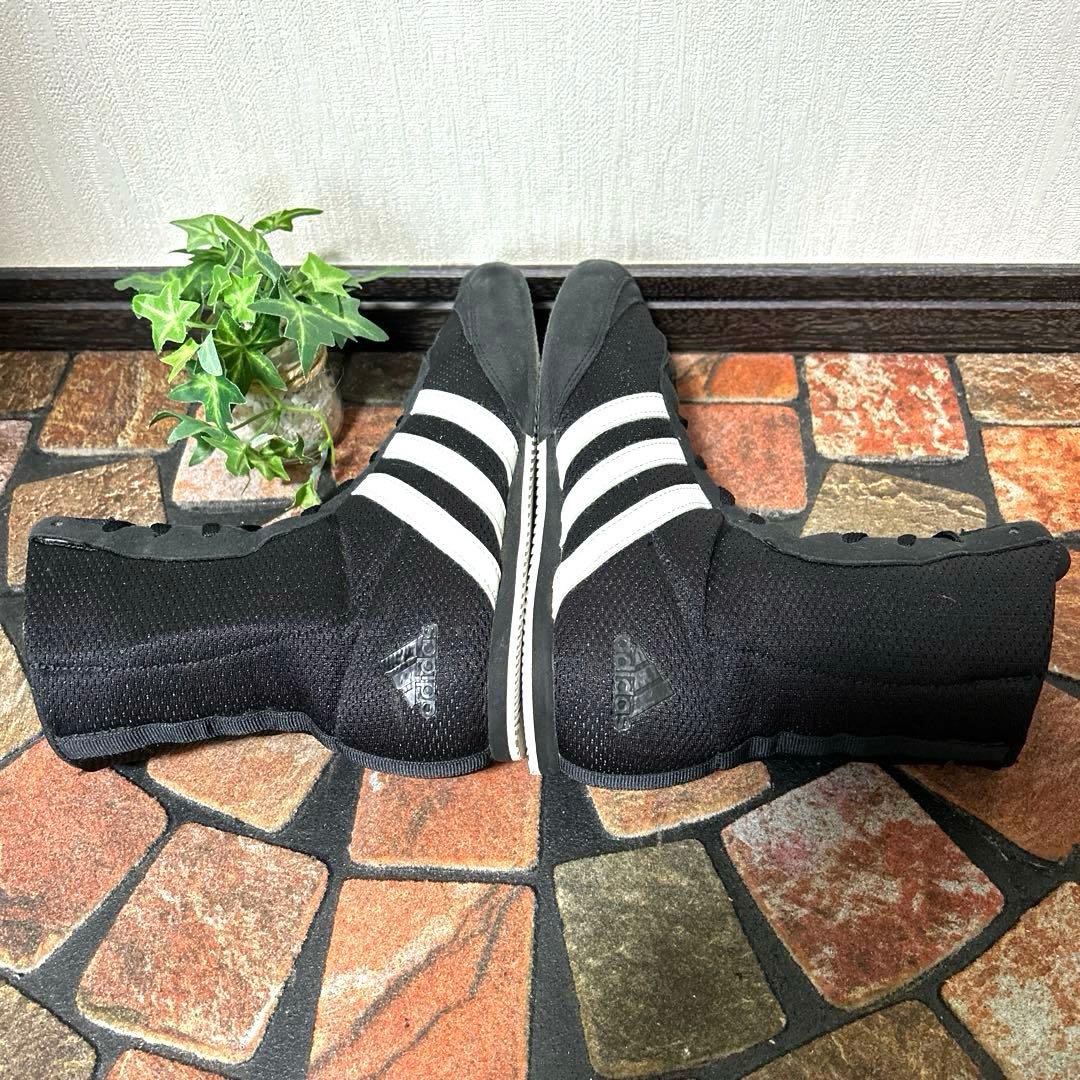 【adidas アディダス】ボクシングシューズ（25.5）ハイカット　ブラック