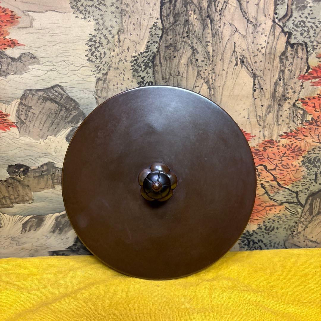 天猫作 松竹梅缲口釜　大西清右衛門 古美術