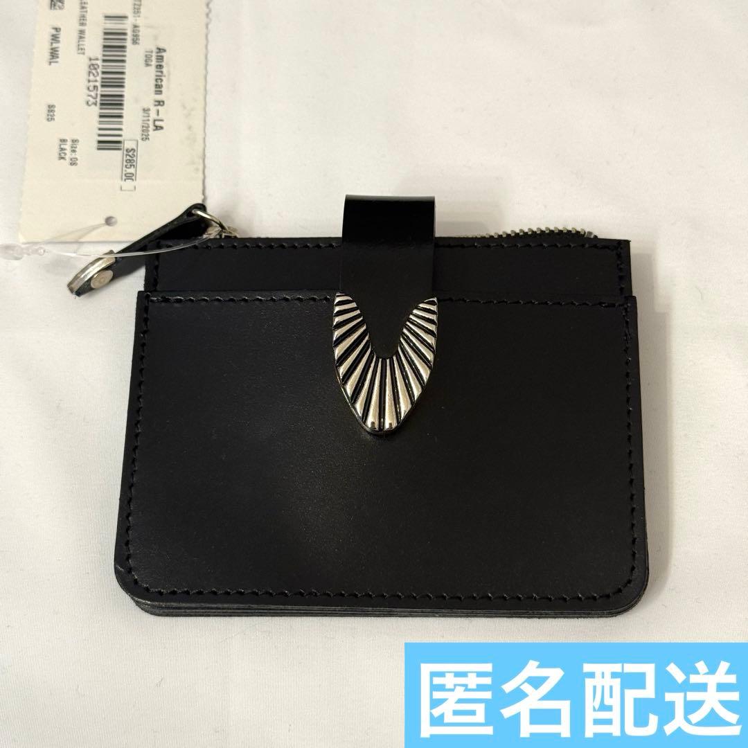 TOGA レザー 財布 ウォレット 黒 カードケース 新品 トーガ