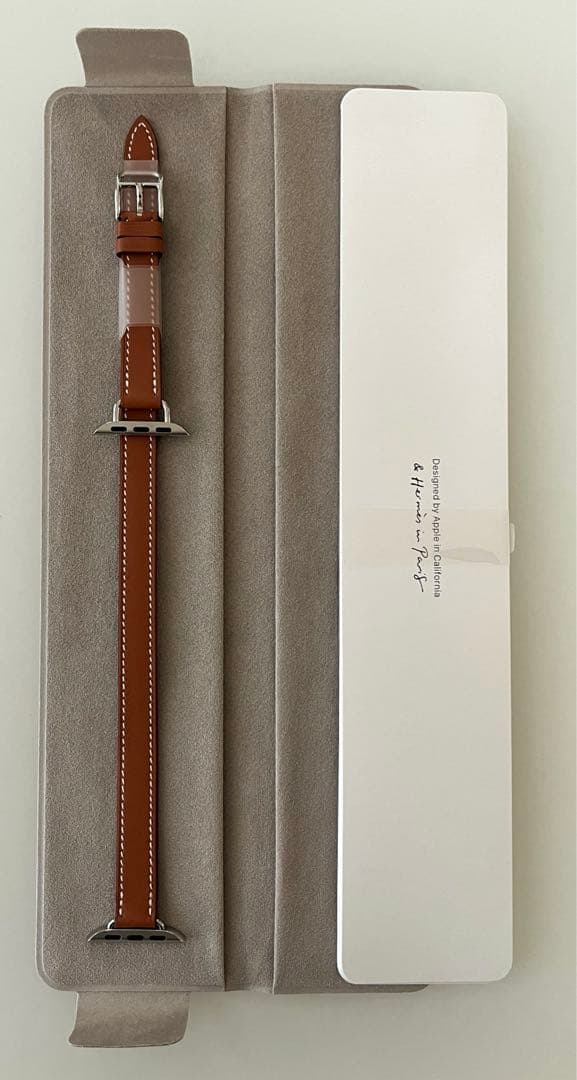 Apple Watch /エルメス+/レザー ゴールド 二重巻 未使用