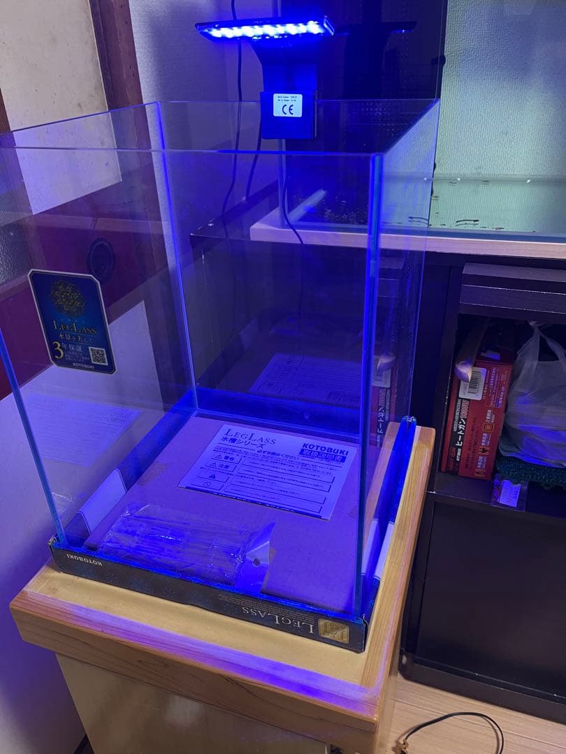 未使用品ガラス水槽海水魚飼育セット