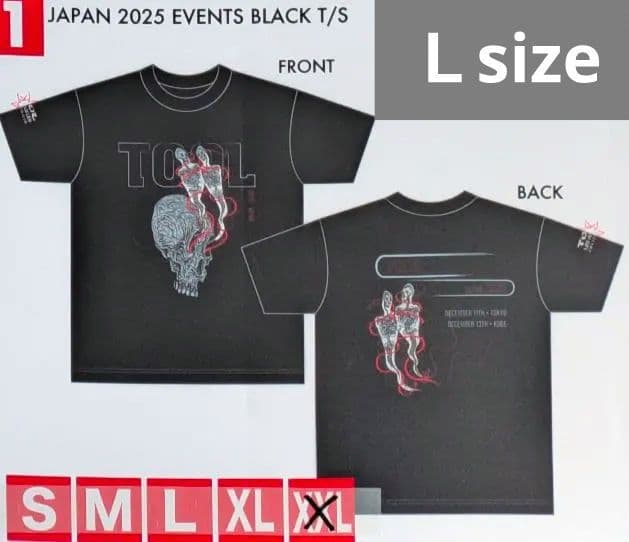【未着用】TOOL 日本2025年限定デザイン Tシャツ L