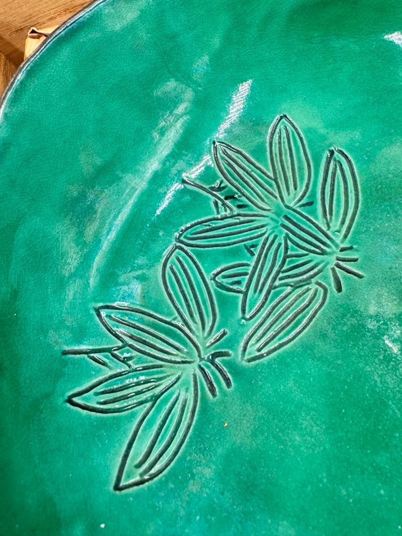 079乾山写 梅花形 小鉢 菓子鉢 九谷味渓窯 矢口永寿 共箱 九谷焼 鉢