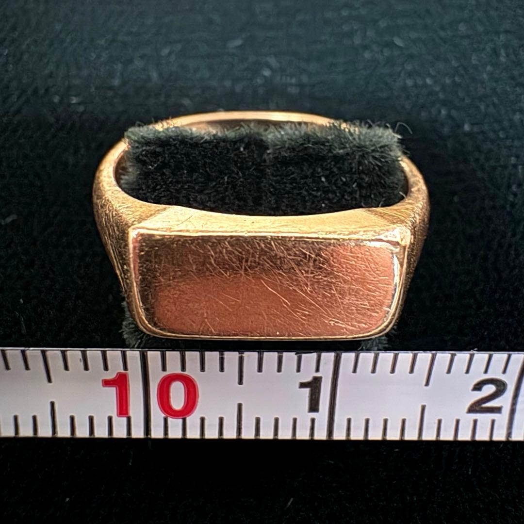 K18 印台 シグネットリング 15号【正規品】