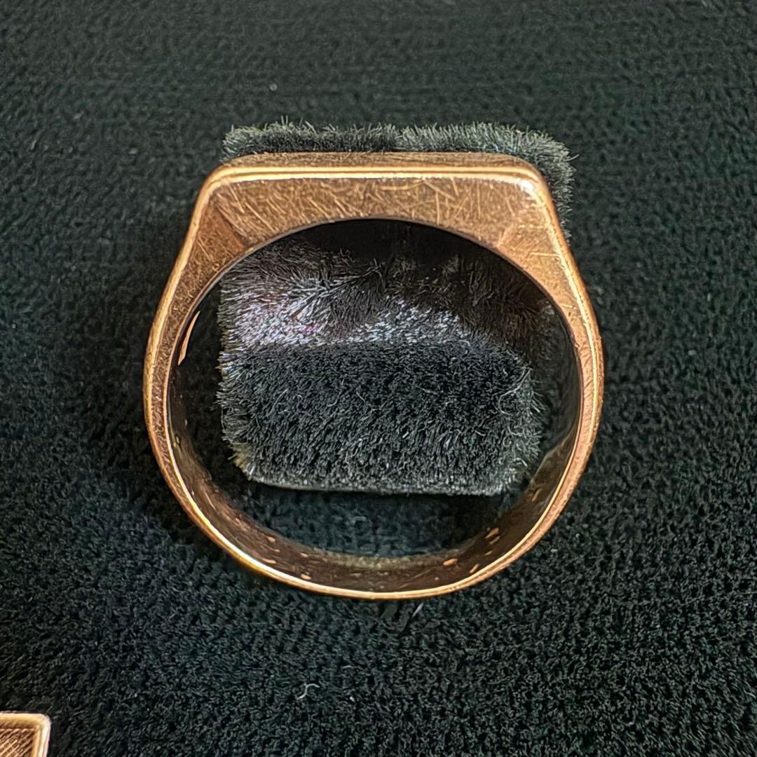 K18 印台 シグネットリング 15号【正規品】