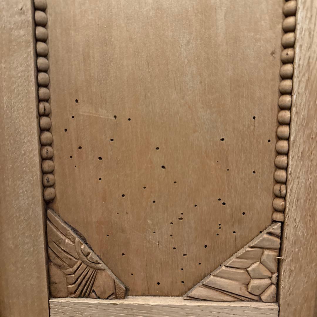 ヴィンテージ　キャビネット　剥離