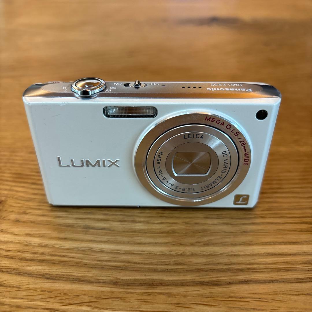 動作確認済|パナソニック コンパクトデジタルカメラ LUMIX DMC-FX33