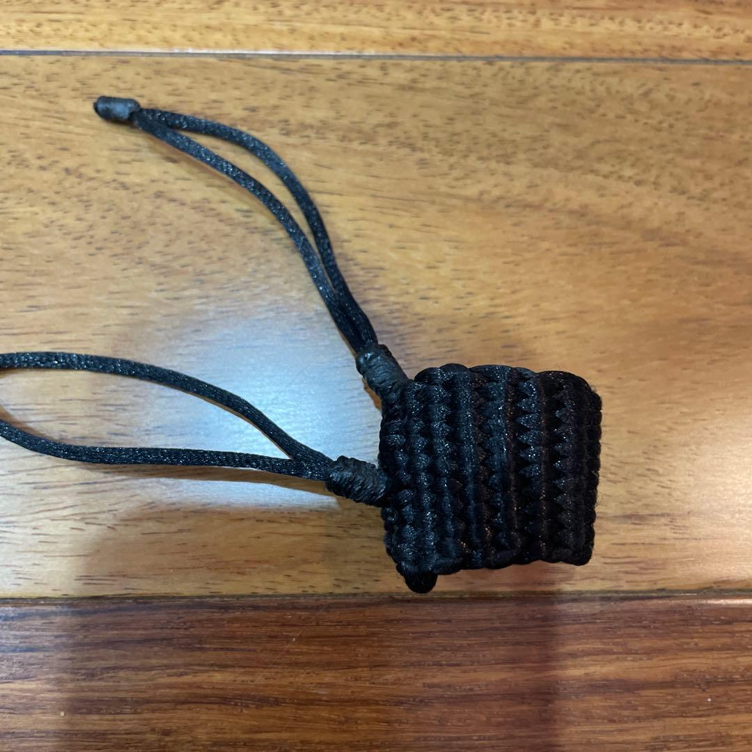 黒 バンブーソプラノサックスリガチャー