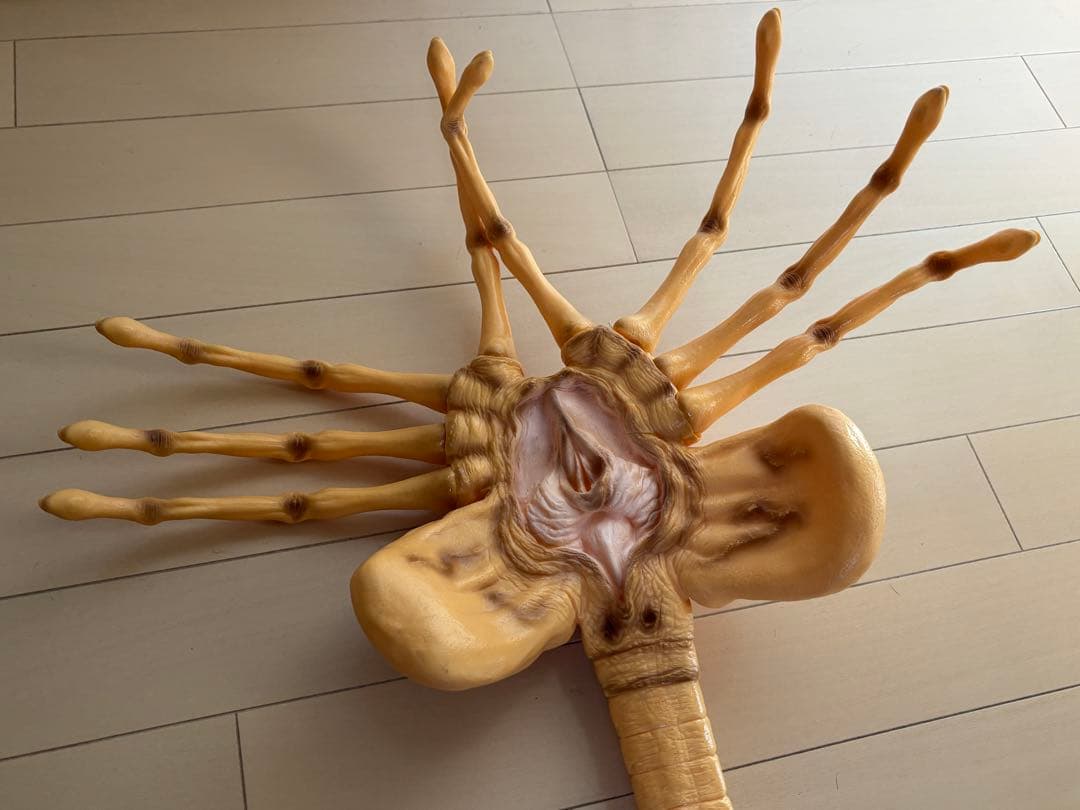 ALIEN/フェイスハガー/フィギュア/エイリアン/原寸/ソフビ/アオシマ/箱付