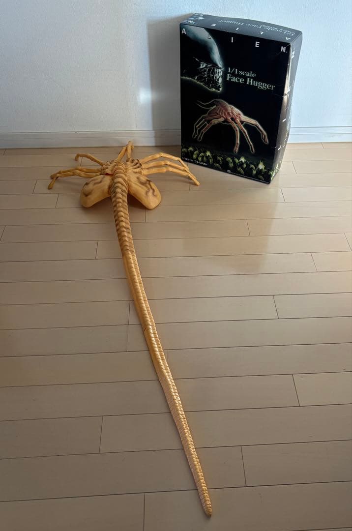 ALIEN/フェイスハガー/フィギュア/エイリアン/原寸/ソフビ/アオシマ/箱付