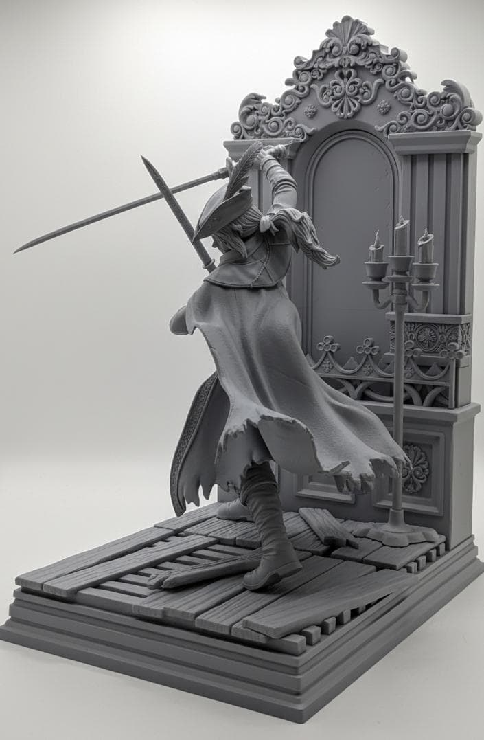 時計塔のマリア Bloodborne 未塗装未組立 フィギュア ガレージキット