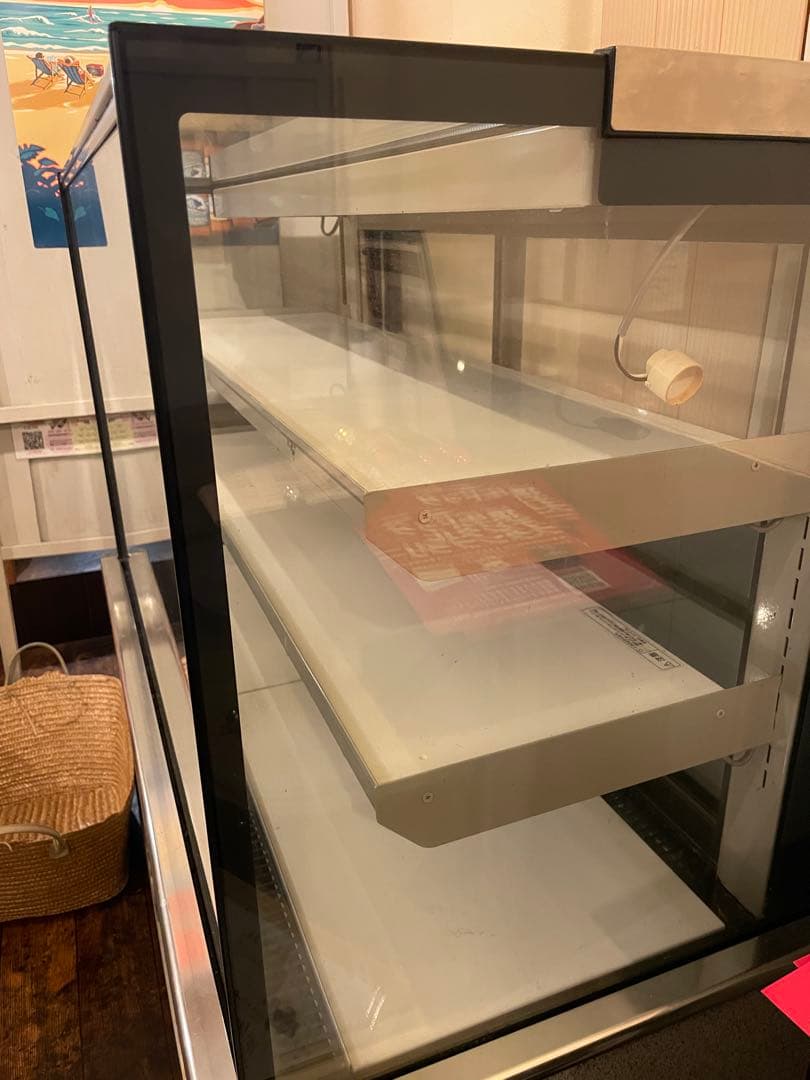 SANYO 冷蔵ショーケース キャスター付き【引き取り限定】