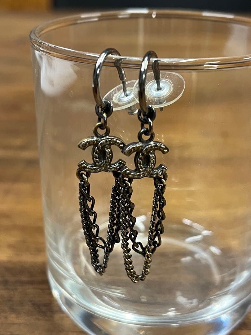 【断捨離】シャネル フープピアス