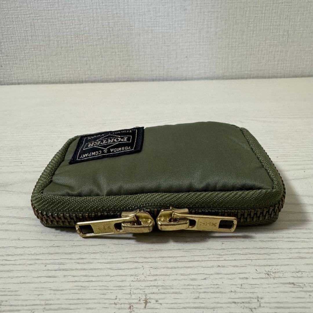 【新品同様】PORTER ポーター　タンカー　キーケース　セージグリーン