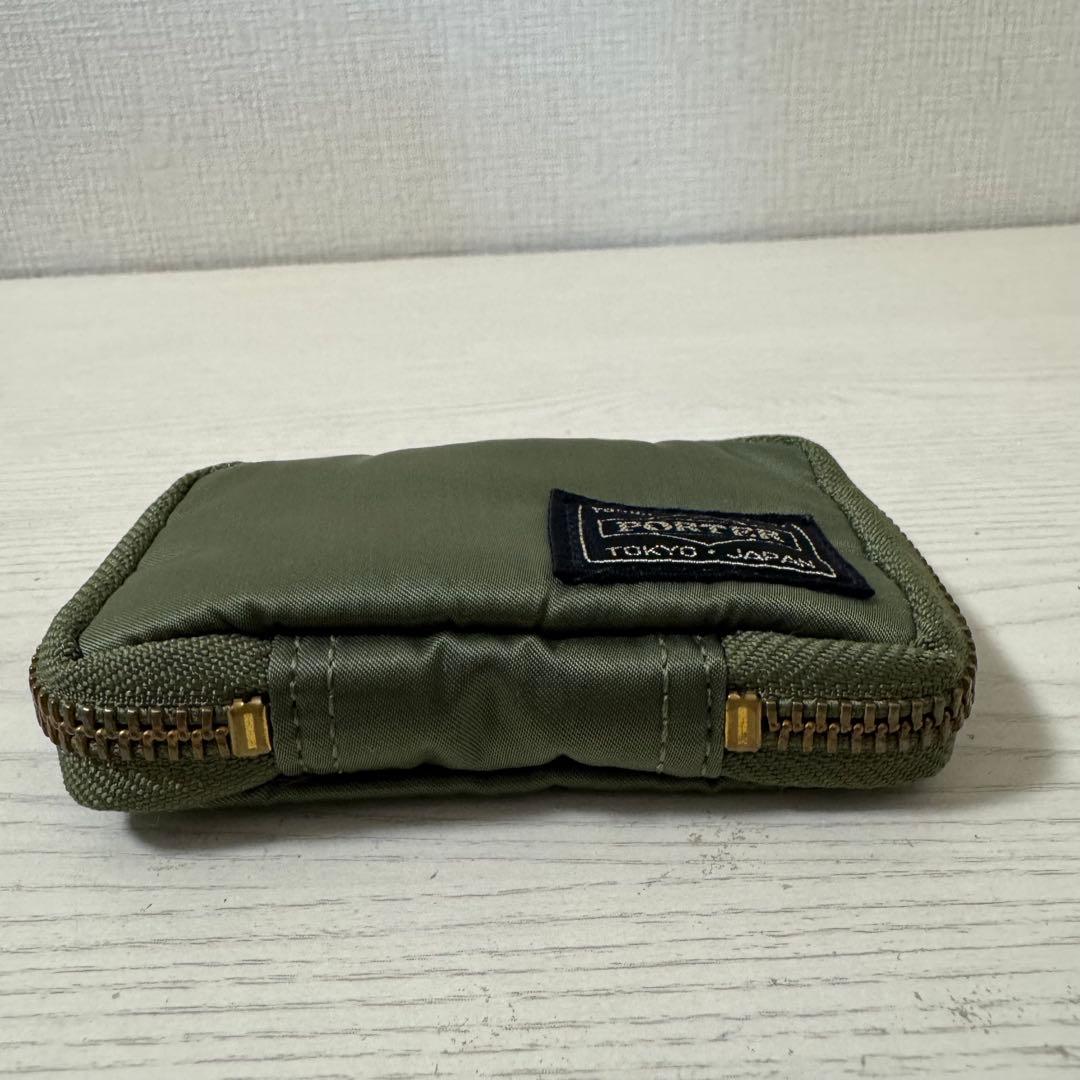 【新品同様】PORTER ポーター　タンカー　キーケース　セージグリーン