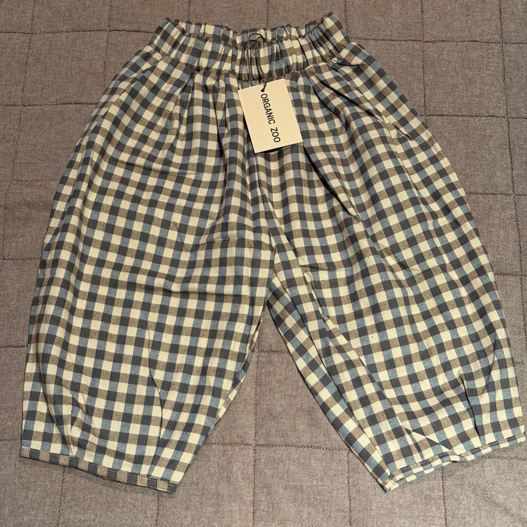 オーガニックズー organic zoo チェック ロッジパンツ 3-4Y