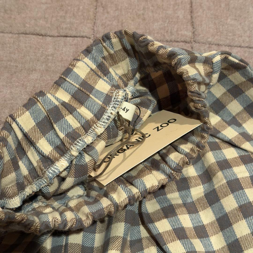 オーガニックズー organic zoo チェック ロッジパンツ 3-4Y