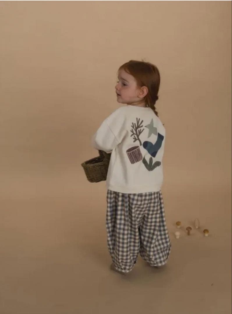 オーガニックズー organic zoo チェック ロッジパンツ 3-4Y