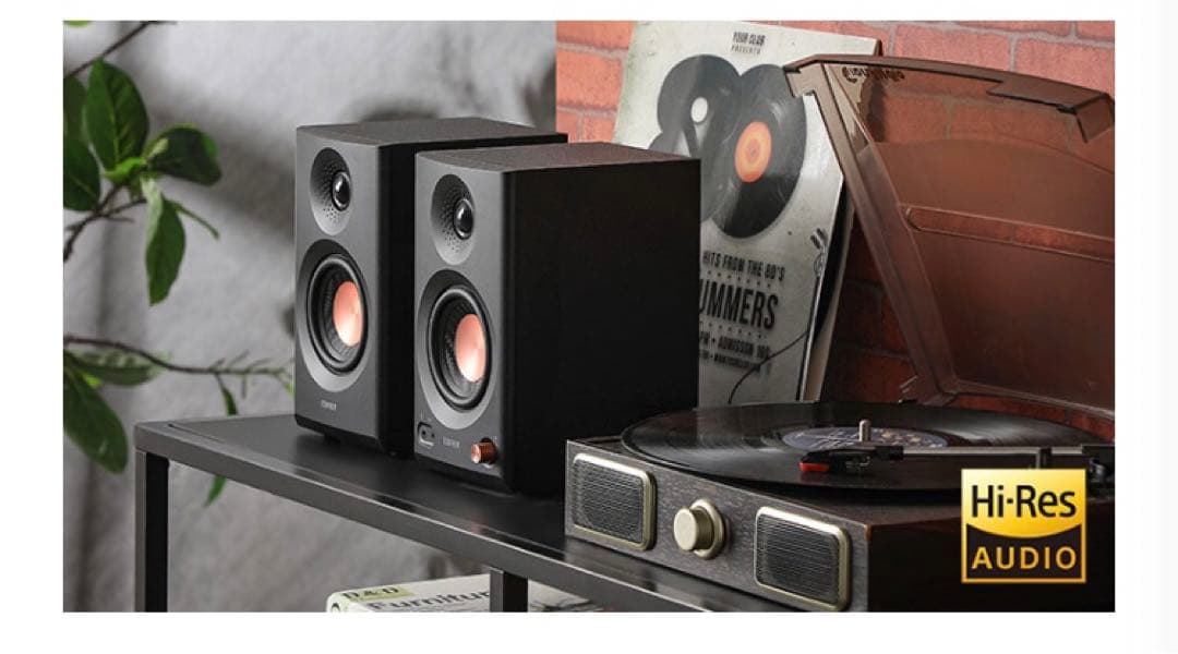 EDIFIER MR3 スピーカーセット　ブラックカラー