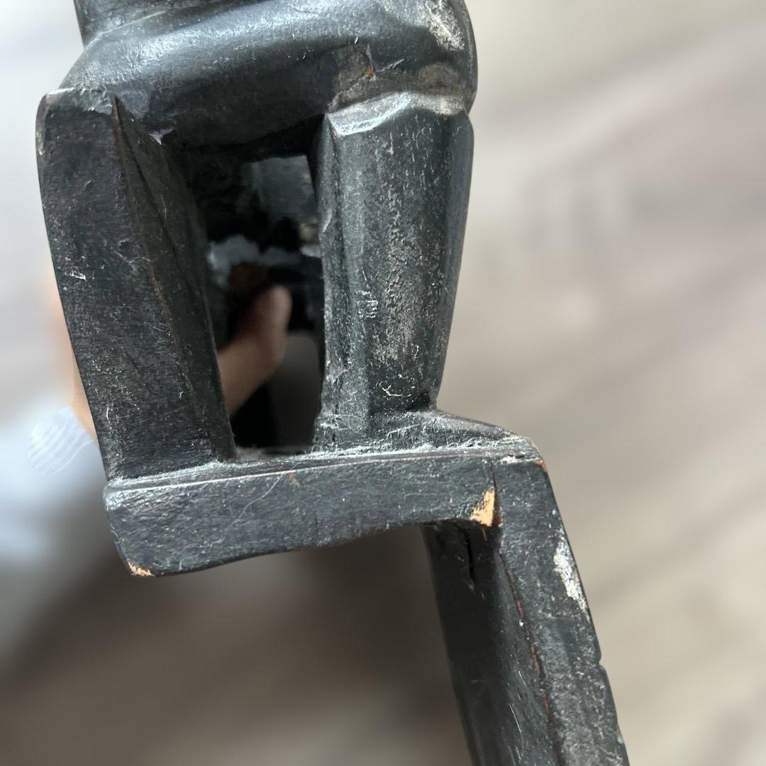 西アフリカ アシャンティ族　櫛　壁掛アフリカ木彫り　置き物