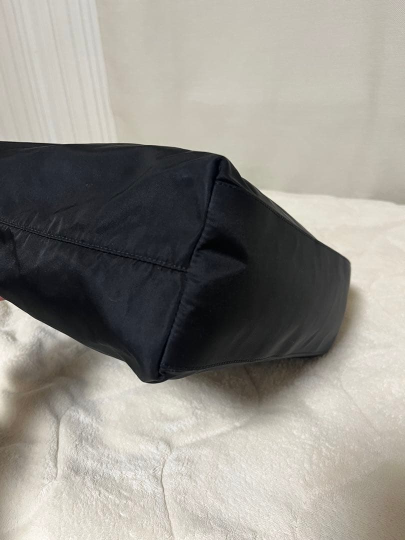 PRADA 黒 ナイロン ショルダートートバッグ