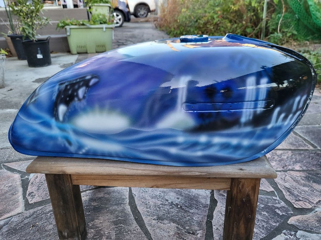 なちゃん　GS400外装　外装一式　エアブラシ