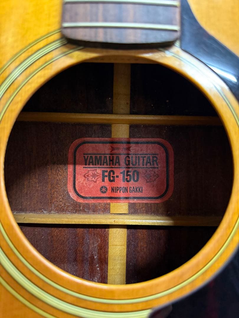良品 YAMAHA FG-150 RED LABEL1972年 Vintage