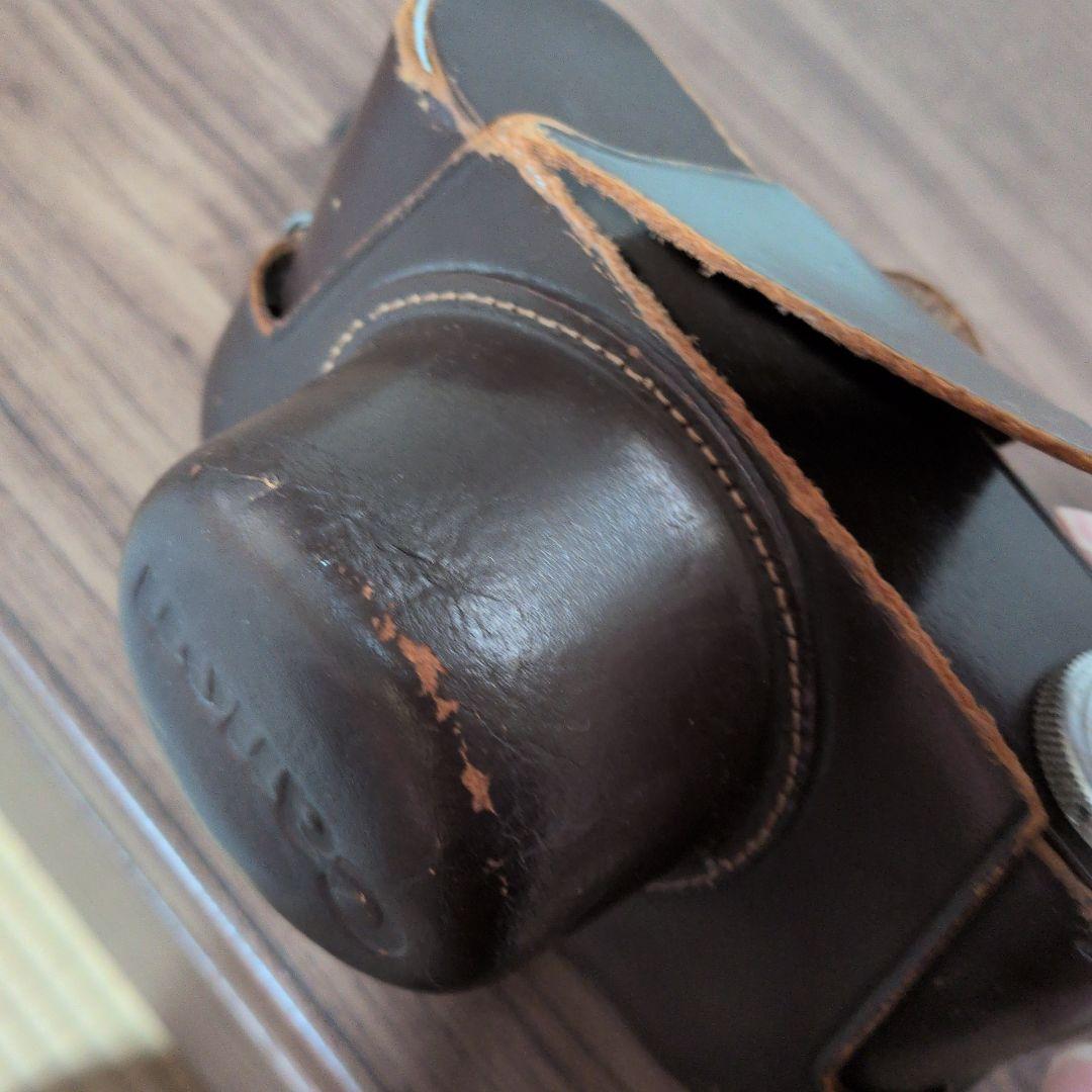 【ジャンク品】Canon P フィルムカメラ レザーケース付き