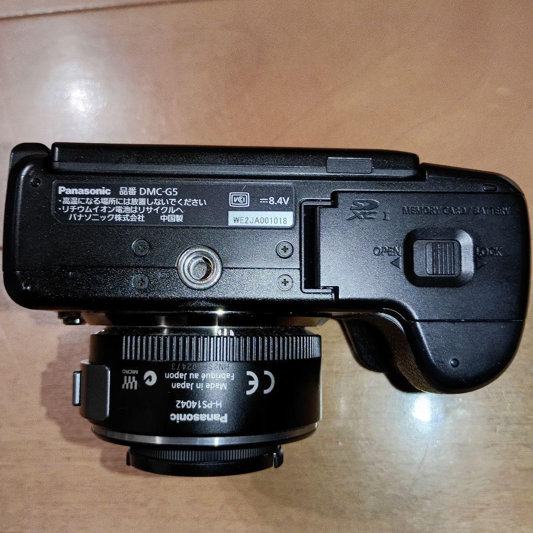 LUMIX　DMCーG5XーK　ミラーレス　一眼カメラ　標準電動ズームレンズ