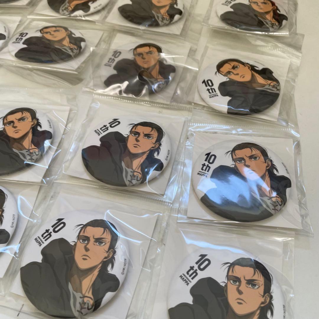 進撃の巨人 エレン 缶バッジ MAPPA 10周年 10th まとめ