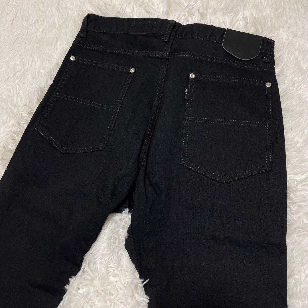 美品 JieDa ジエダ　サルエルスキニーデニムパンツ ブラック サイズ3