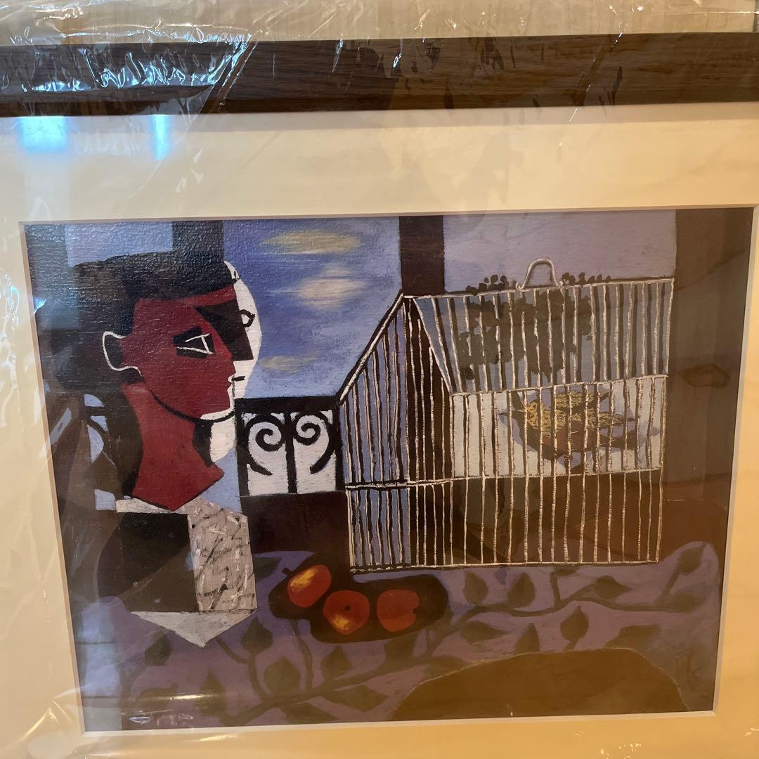 【新品•未使用】パブロピカソ　鳥籠　複製画