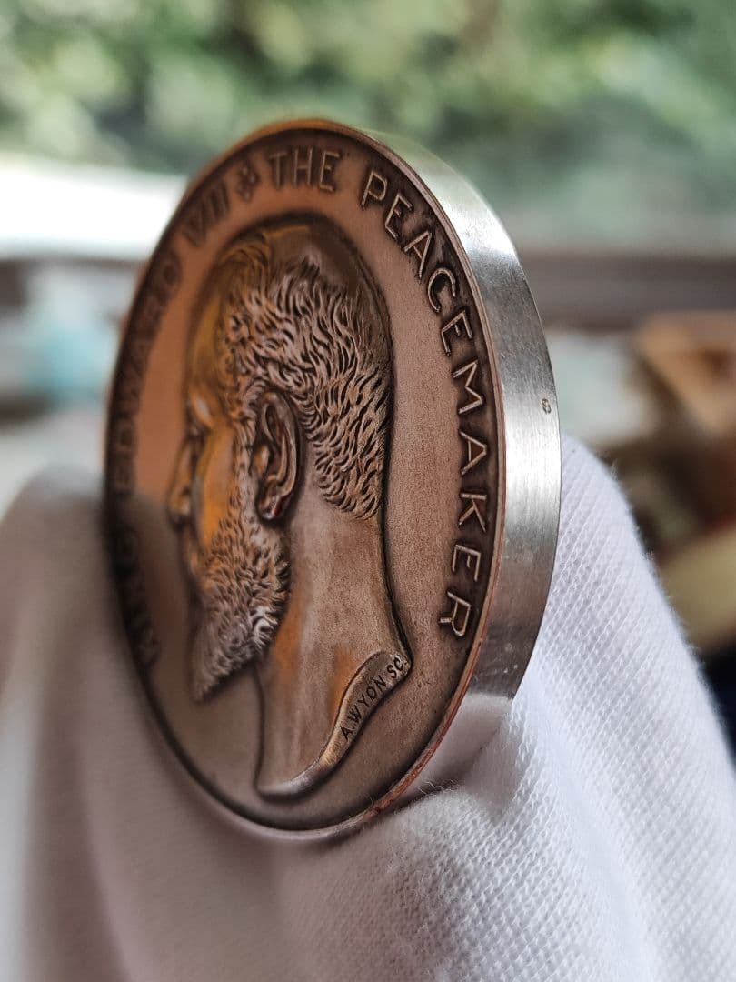 希少1906 イギリス ロンドン 列国議会同盟会議 銀貨大型 シルバーメダル