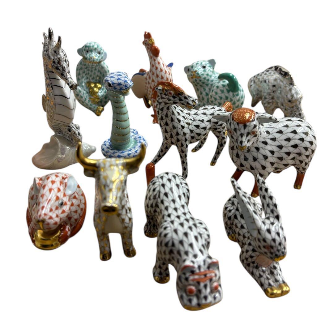 HEREND ヘレンド　フィギュリン　十二支セット　オブジェ　コレクション