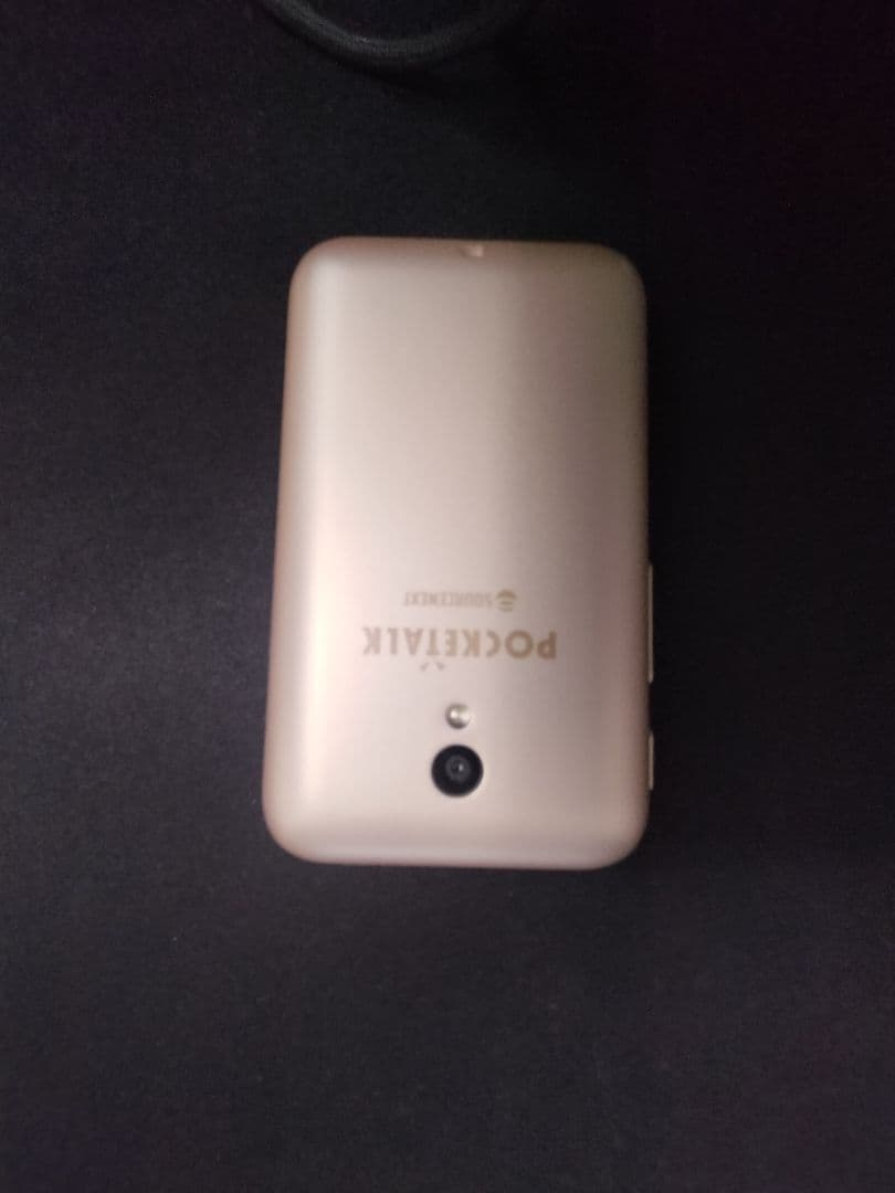 【美品】ポケトーク POCKETALK ［S］ ゴールド 翻訳機